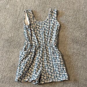 Alice + Ames Blue and White Kids Romper size 6